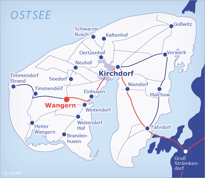 Karte Insel Poel