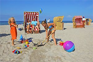 Familienurlaub auf Poel - Strandleben im Sommer